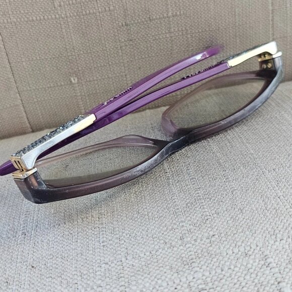 Jimmy Choo Women Eyeglasses Frame Plum JC110 F1A 135 53[]15 Eye Wear Made Italy - Picture 6 of 12